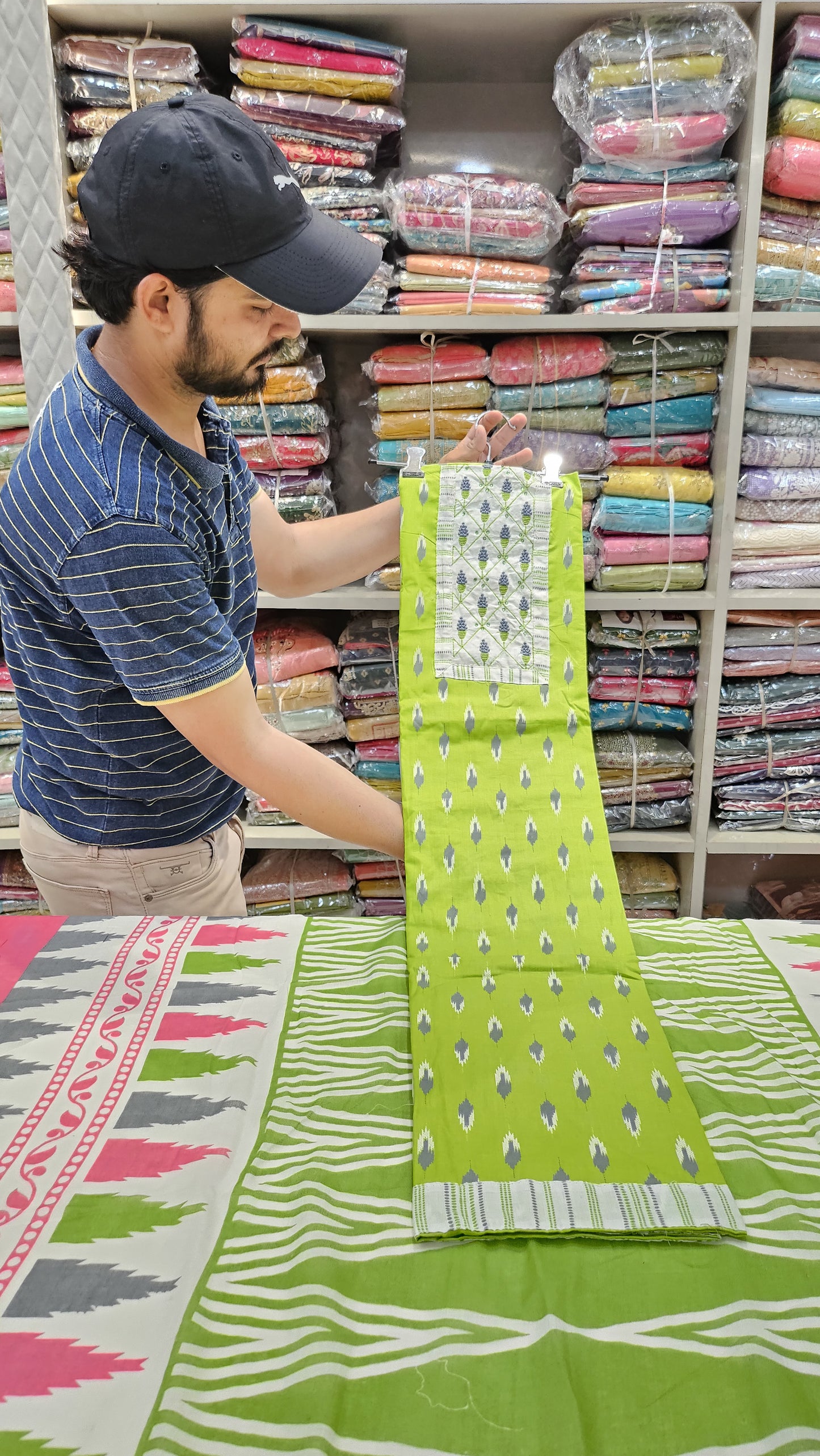 Super cool Green cotton suit