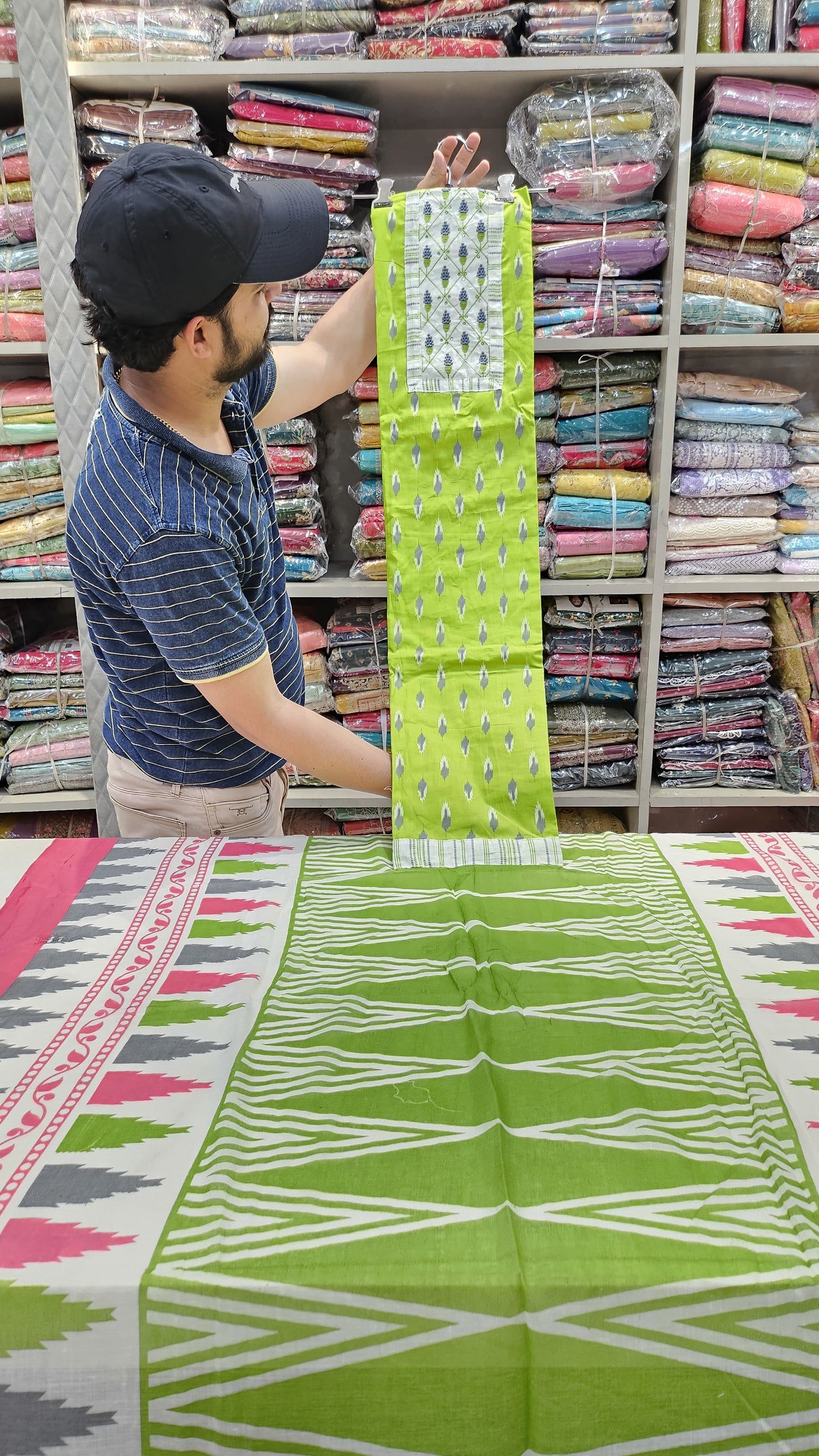 Super cool Green cotton suit