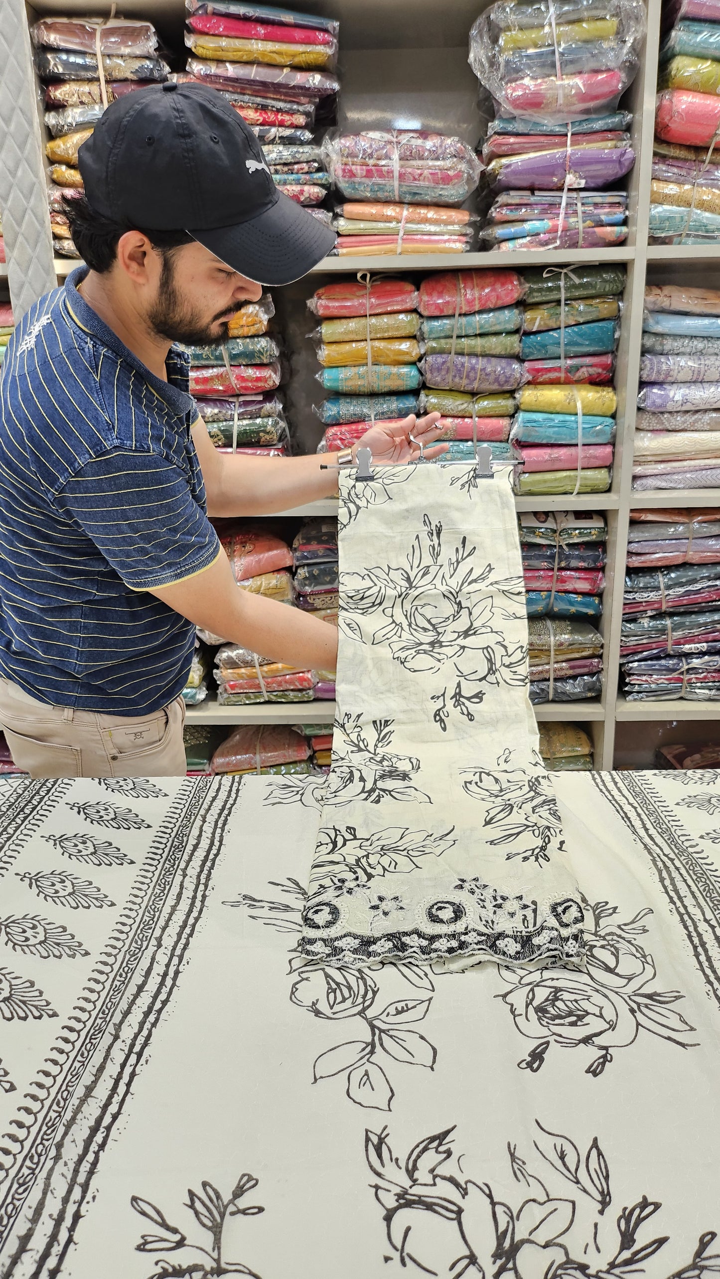 Super cool pure cotton flower print