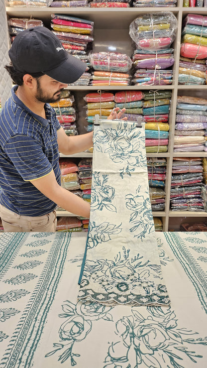 Super cool pure cotton flower print