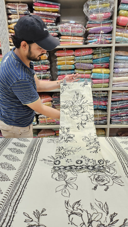 Super cool pure cotton flower print